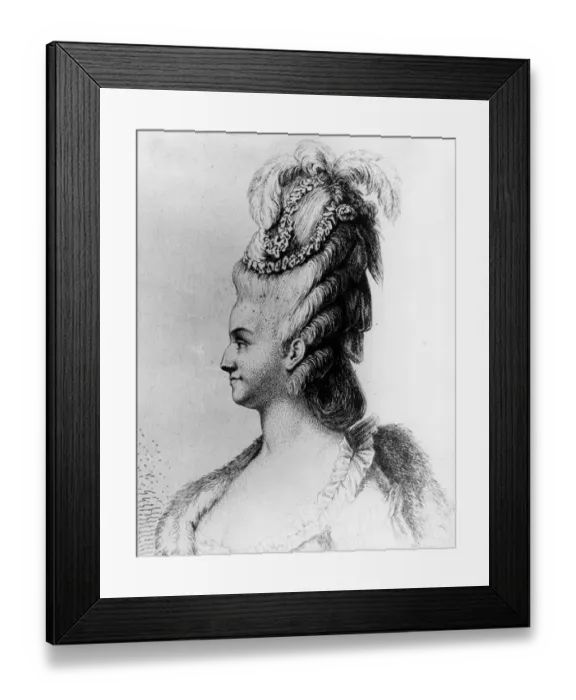 Framed Print : Marie In Profile Framed Print : Marie In Profile