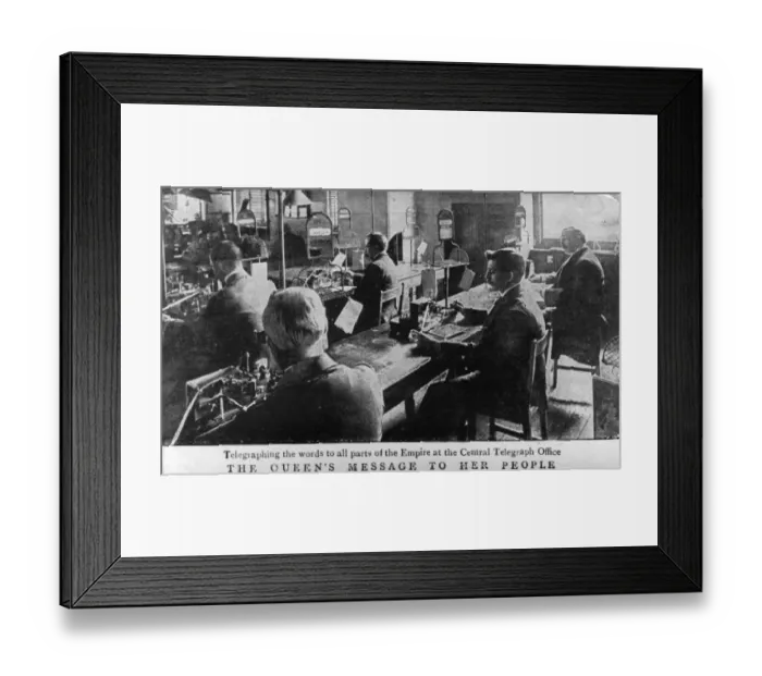 Framed Print : Telegraph Office Framed Print : Telegraph Office