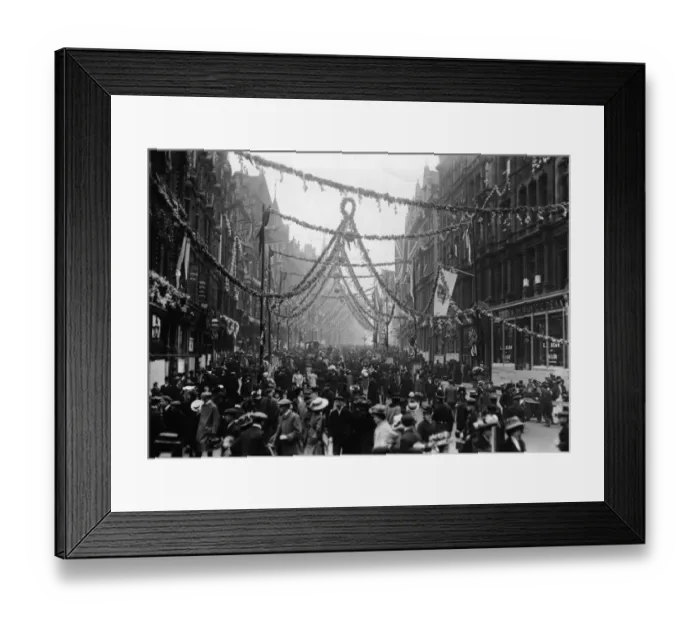Framed Print : Street Decorations Framed Print : Street Decorations