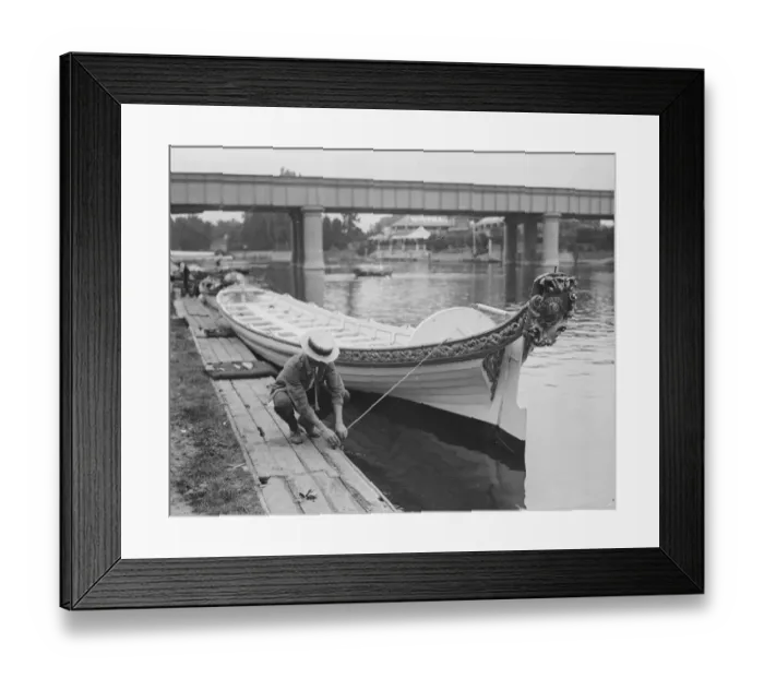 Framed Print : Royal Boatman Framed Print : Royal Boatman
