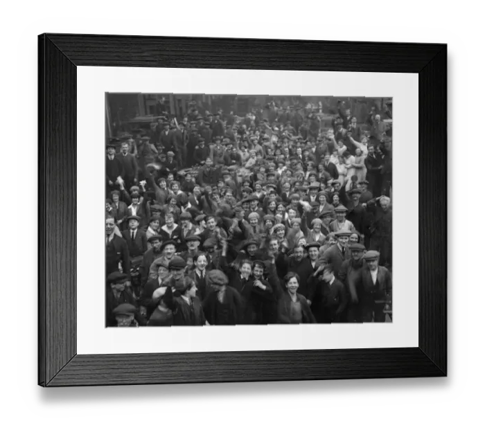 Framed Print : Cheering The Prince Framed Print : Cheering The Prince
