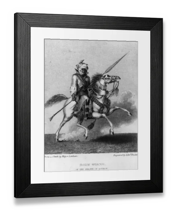 Framed Print : Bornou Bodyguard Framed Print : Bornou Bodyguard
