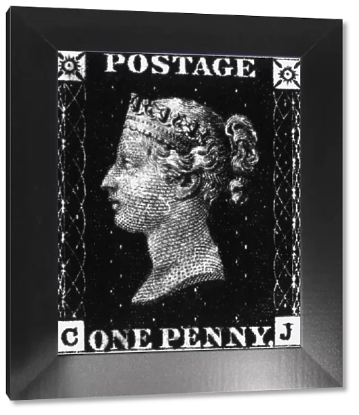 Penny Black Postage Stamp