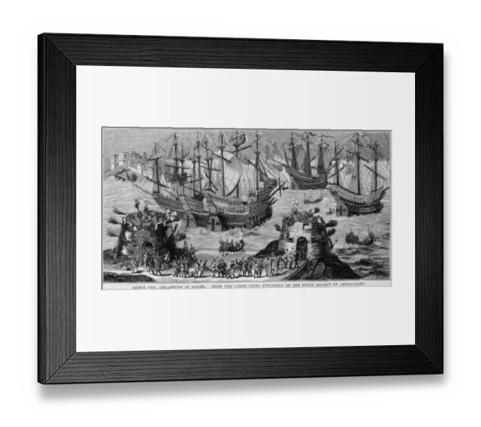 Framed Print : King Embarking Framed Print : King Embarking