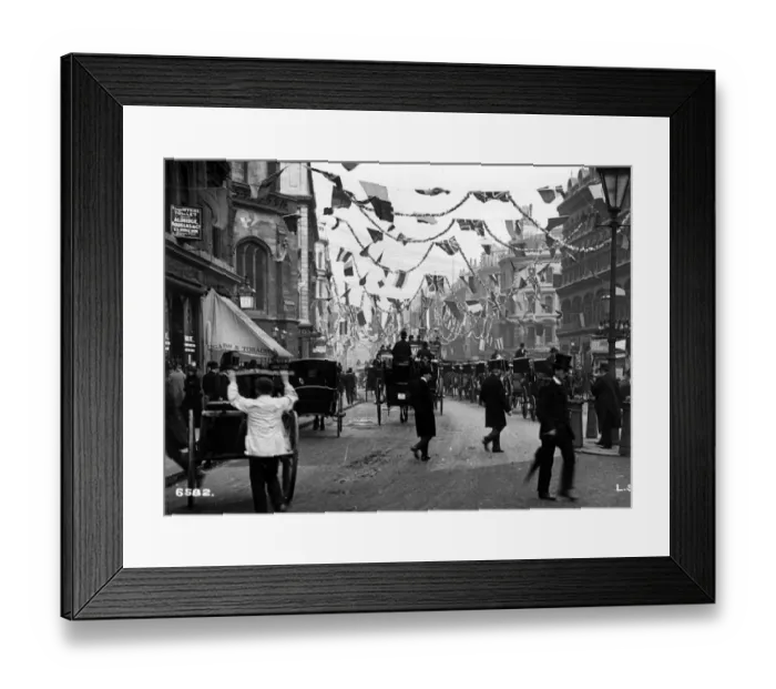 Framed Print : Street Decorations Framed Print : Street Decorations
