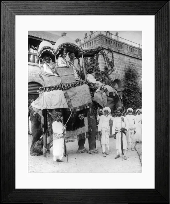 Framed Print : Riding Rajah Framed Print : Riding Rajah