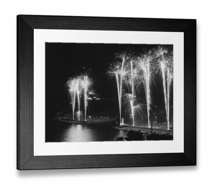 Framed Print : Monaco Fireworks Framed Print : Monaco Fireworks