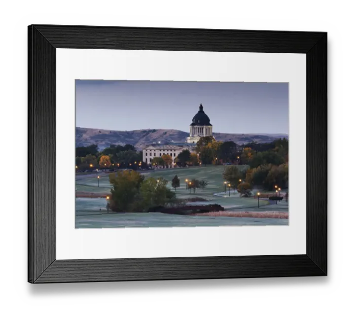 Framed Print : Pierre, South Dakota, Exterior View Framed Print : Pierre, South Dakota, Exterior View