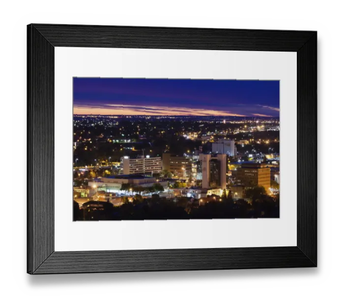 Framed Print : Rapid City, South Dakota, City View Framed Print : Rapid City, South Dakota, City View