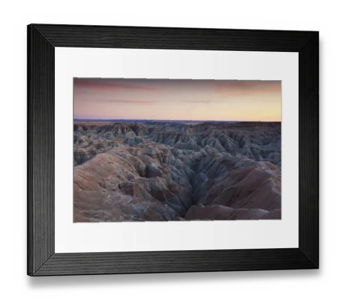 Framed Print : Badlands National Park, South Dakota, Exterior Framed Print : Badlands National Park, South Dakota, Exterior