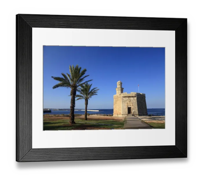 Framed Print : Spain, Menorca, Ciutadella, Sant Nicolau Castle Framed Print : Spain, Menorca, Ciutadella, Sant Nicolau Castle