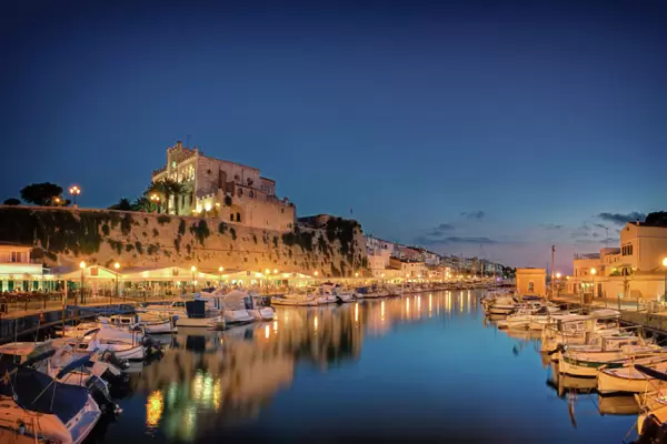 Spain, Menorca, Ciutadella, Old Town and Harbour