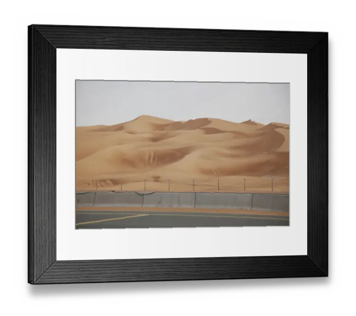 Framed Print : Sand dunes near Dubai Framed Print : Sand dunes near Dubai