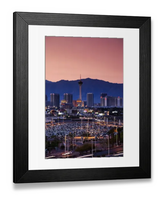 Framed Print : The Strip, Las Vegas Boulevard