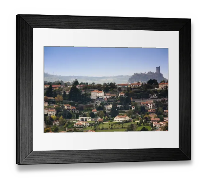 Framed Print : View of the fortress of Polignac Framed Print : View of the fortress of Polignac