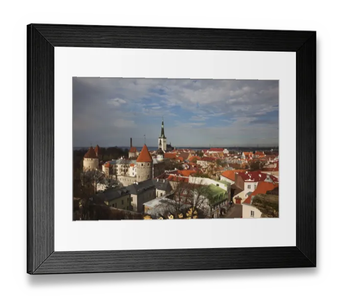 Framed Print : Old Town from Troompea Framed Print : Old Town from Troompea