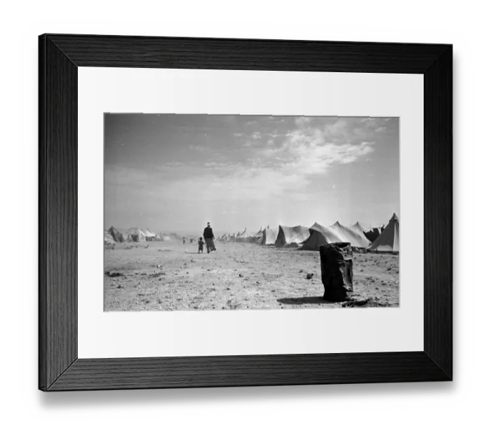Framed Print : Refugee Camp Framed Print : Refugee Camp