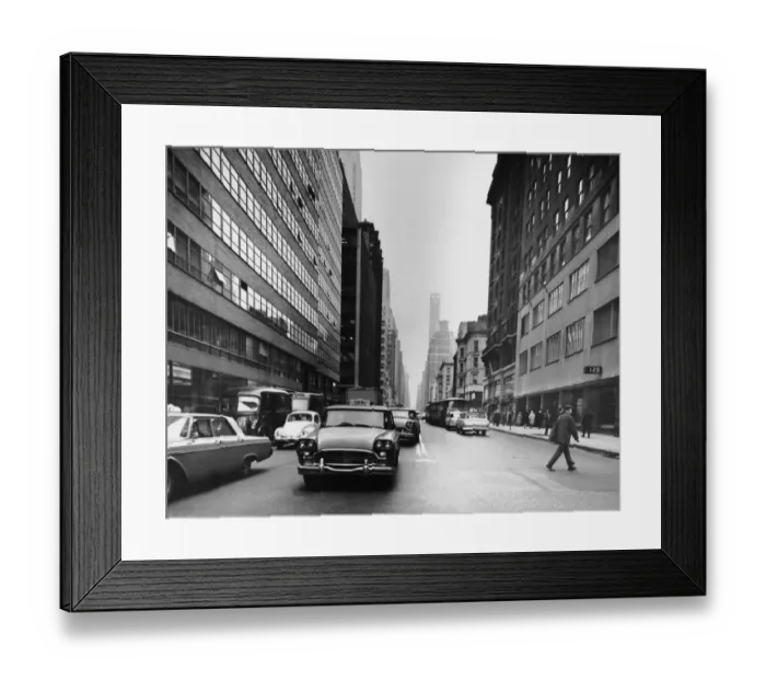 Framed Print : Busy New York City street Framed Print : Busy New York City street