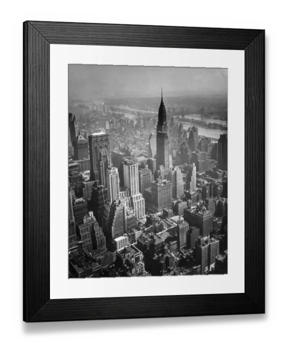 Framed Print : Aerial view of New York City