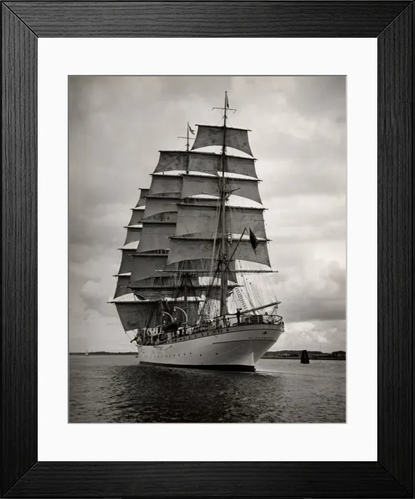 Framed Print : Large vintage ship under full sail Framed Print : Large vintage ship under full sail