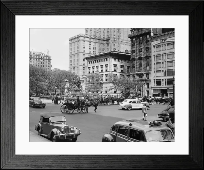 Framed Print : New York City, General Sherman Statue