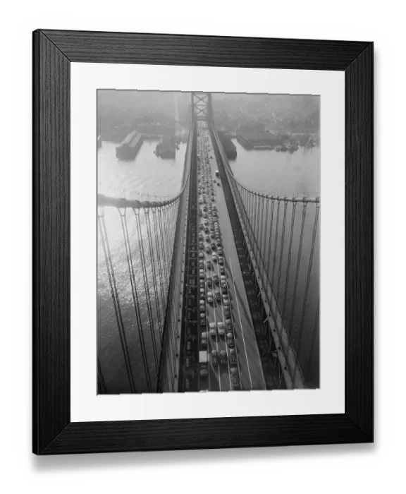 Framed Print : Traffic jam on bridge Framed Print : Traffic jam on bridge