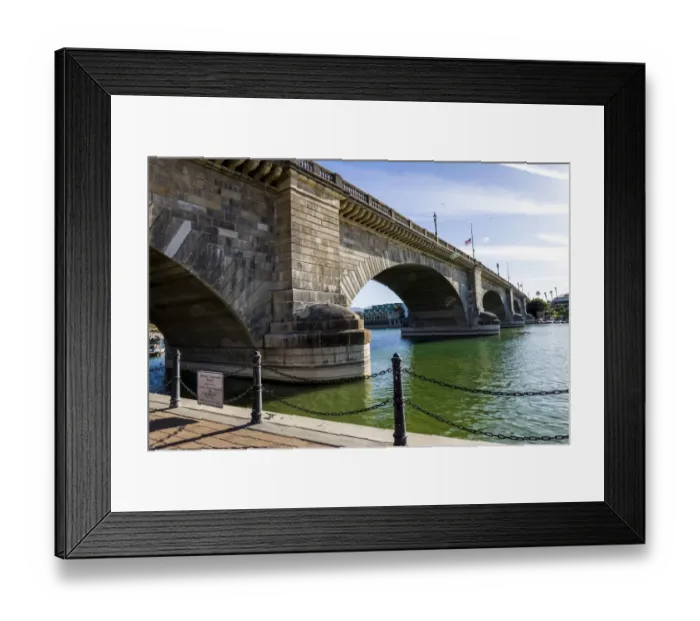 Framed Print : London Bridge, Lake Havasu City, Arizona
