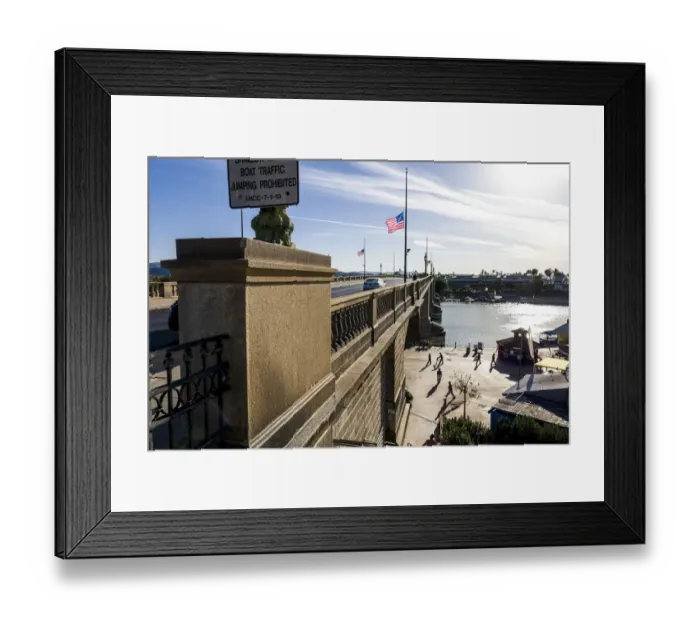 Framed Print : London Bridge, Lake Havasu City, Arizona Framed Print : London Bridge, Lake Havasu City, Arizona