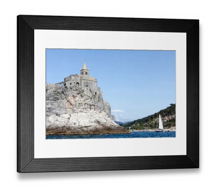 Framed Print : Church of St Peter, Portovenere, Cinque Terre, Liguria, Italy Framed Print : Church of St Peter, Portovenere, Cinque Terre, Liguria, Italy