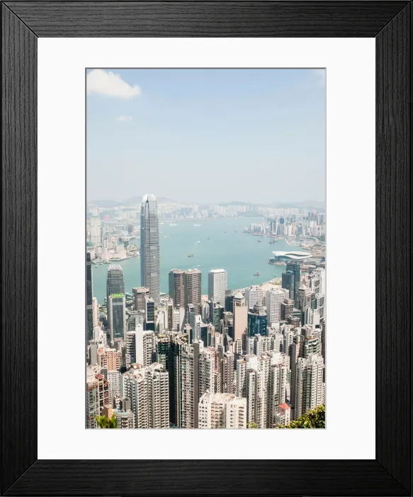 Framed Print : View from Victoria Peak, Hong Kong Framed Print : View from Victoria Peak, Hong Kong