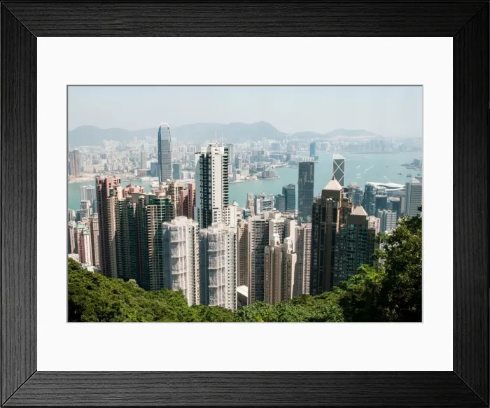 Framed Print : View from Victoria Peak, Hong Kong Framed Print : View from Victoria Peak, Hong Kong