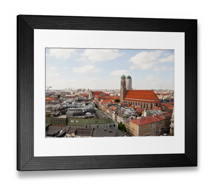 Framed Print : Frauenkirche and cityscape, Munich, Germany Framed Print : Frauenkirche and cityscape, Munich, Germany
