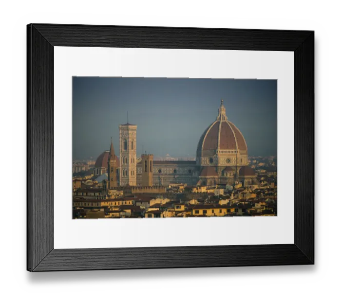 Framed Print : Duomo cathedral overlooking Florence Framed Print : Duomo cathedral overlooking Florence