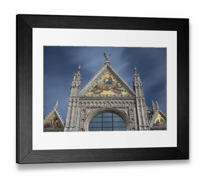 Framed Print : Ornate carvings on Siena Cathedral Framed Print : Ornate carvings on Siena Cathedral