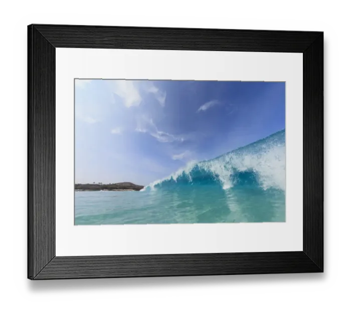 Framed Print : Waves crashing on beach Framed Print : Waves crashing on beach