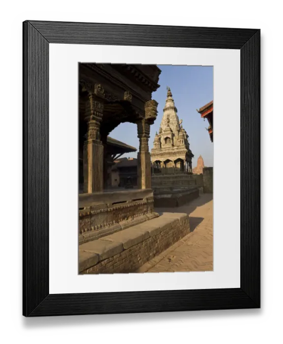 Framed Print : Ornate stone monuments at temple Framed Print : Ornate stone monuments at temple