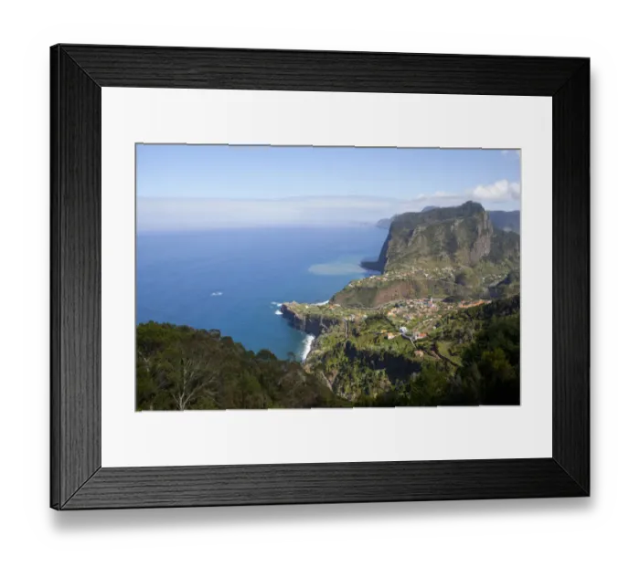 Framed Print : Aerial view of tropical coastline Framed Print : Aerial view of tropical coastline