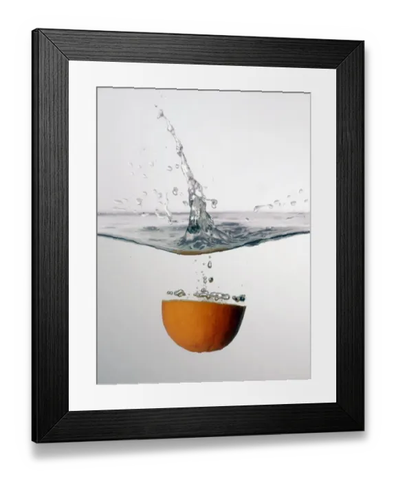Framed Print : water and orange Framed Print : water and orange