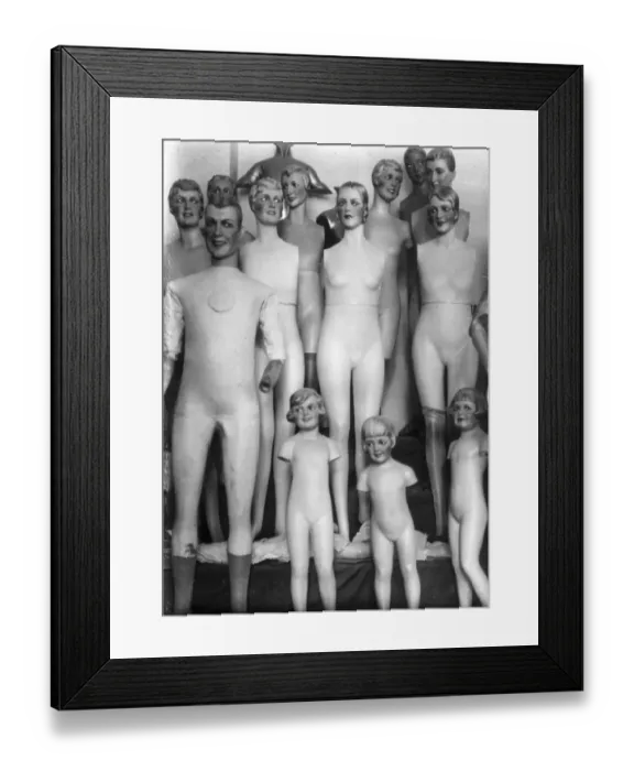 Framed Print : Window Dummies Framed Print : Window Dummies