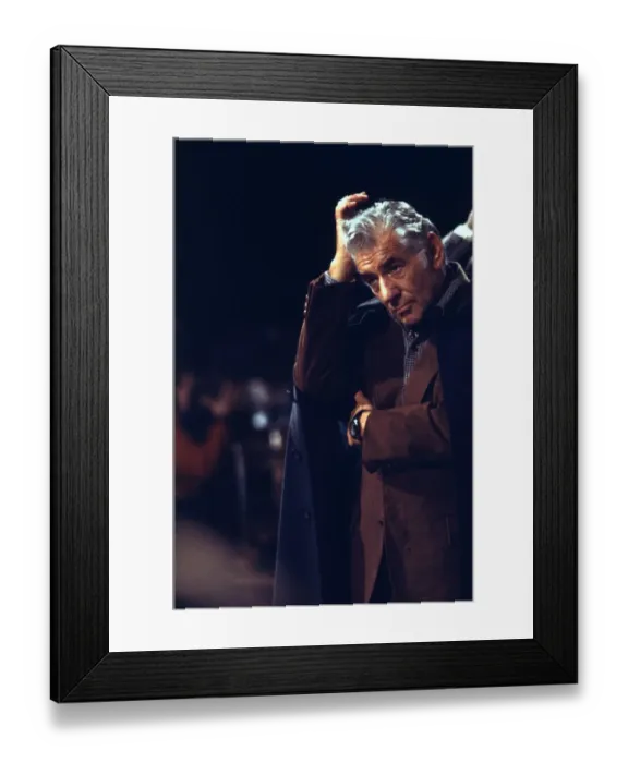Framed Print : Leonard Bernstein Framed Print : Leonard Bernstein