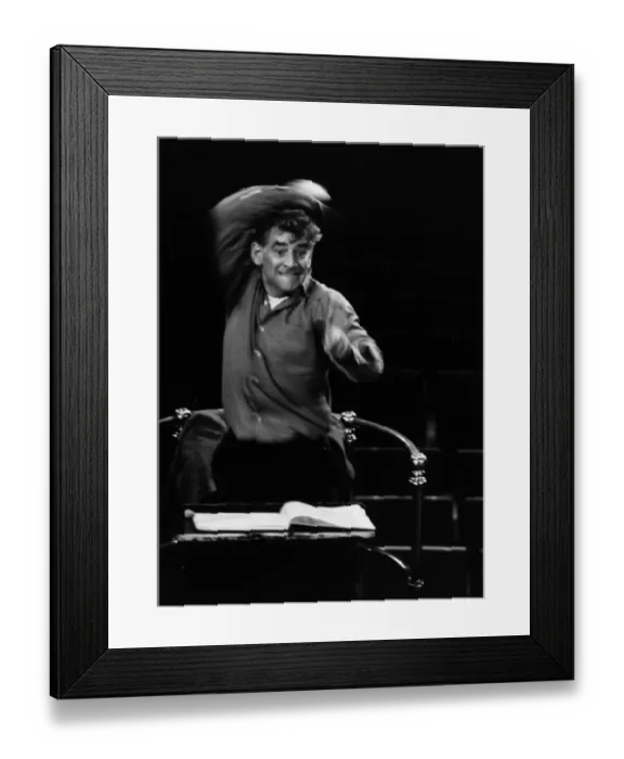 Framed Print : Leonard Bernstein Framed Print : Leonard Bernstein