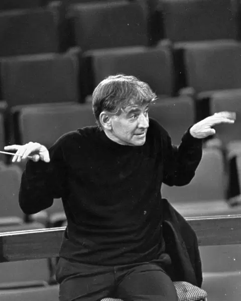 Bernstein. 8th December 1966: US composer, conductor and pianist Leonard Bernstein 