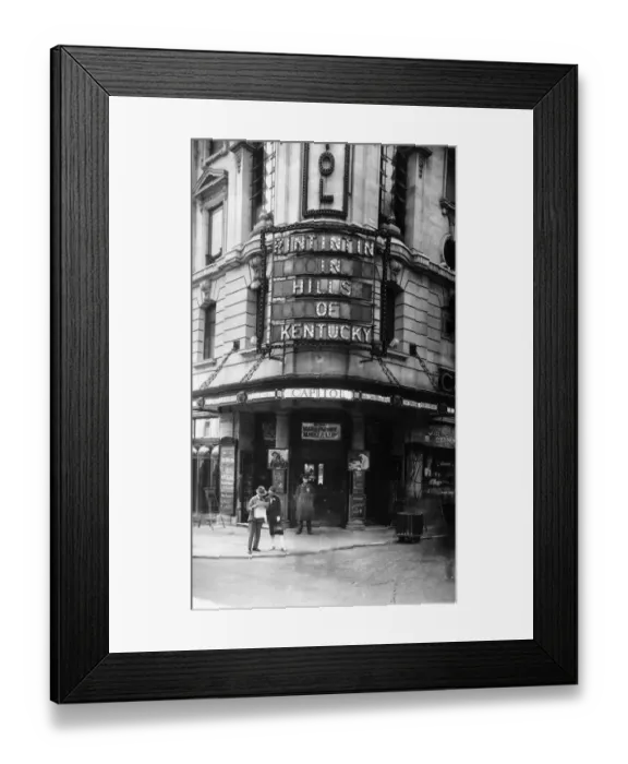 Framed Print : Capitol Cinema Framed Print : Capitol Cinema