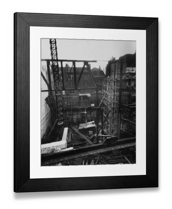 Framed Print : Theatre Construction Framed Print : Theatre Construction