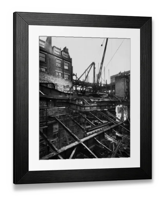 Framed Print : Theatre Construction Framed Print : Theatre Construction