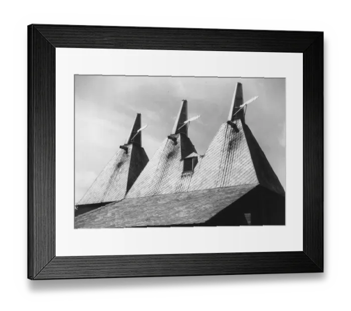 Framed Print : Modern Oast House Framed Print : Modern Oast House