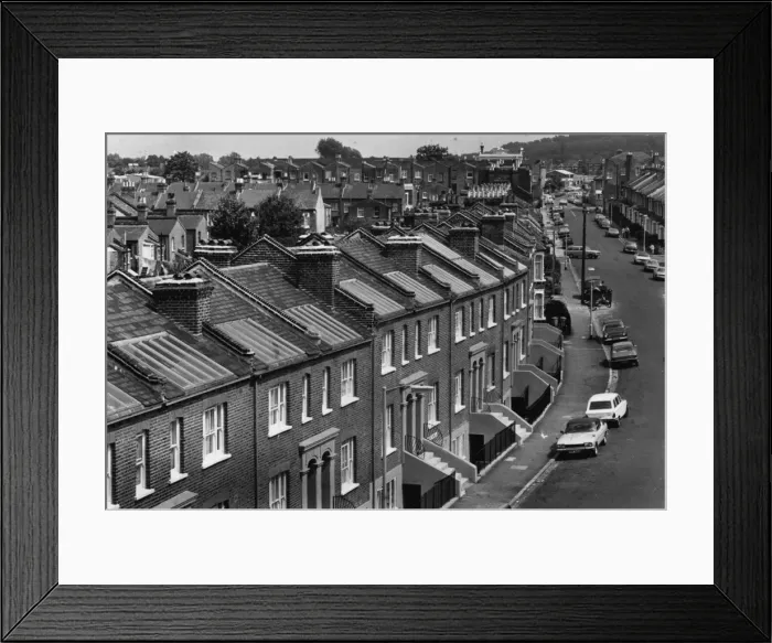 Framed Print : Solar Homes