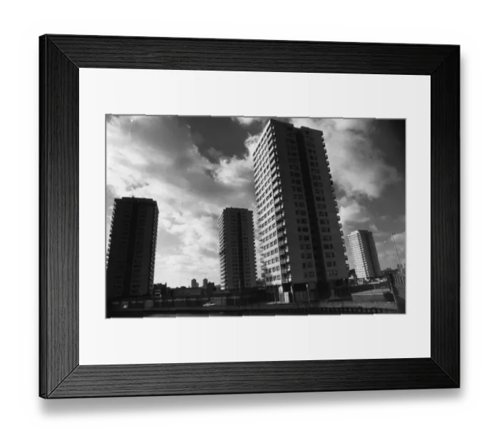Framed Print : Hackney High Rise Framed Print : Hackney High Rise