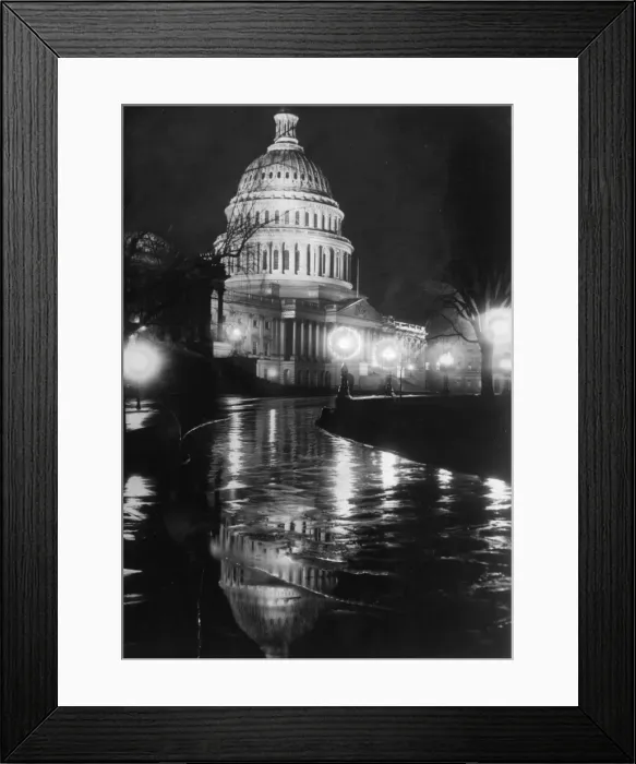 Framed Print : Capitol By Night Framed Print : Capitol By Night