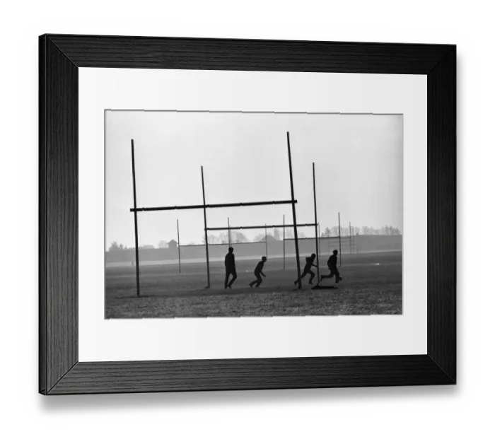 Framed Print : Soccer Silhouettes Framed Print : Soccer Silhouettes